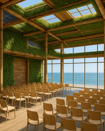 sustainable store — conference hall (ocean)