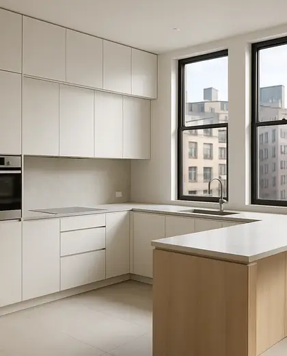 minimalist house — kitchen (urban)