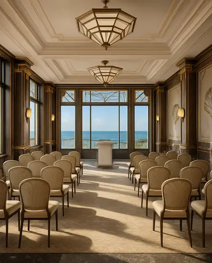 art deco store — conference hall (coastal)