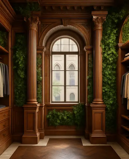 renaissance vertical garden — walk in closet (urban)