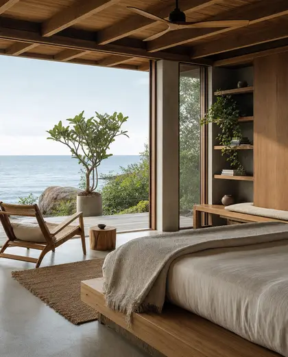 sustainable home — room (ocean)
