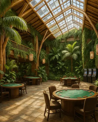 sustainable casino — atrium (tropical)