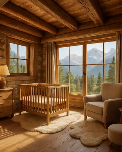 rustic hotel — nursery (alpine)