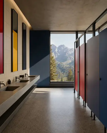 bauhaus theater — rest room (mountain)