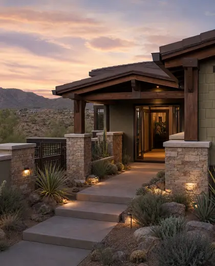 craftsman penthouse — front yard (desert)