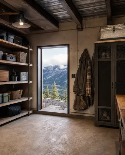 industrial house — storage room (mountain)