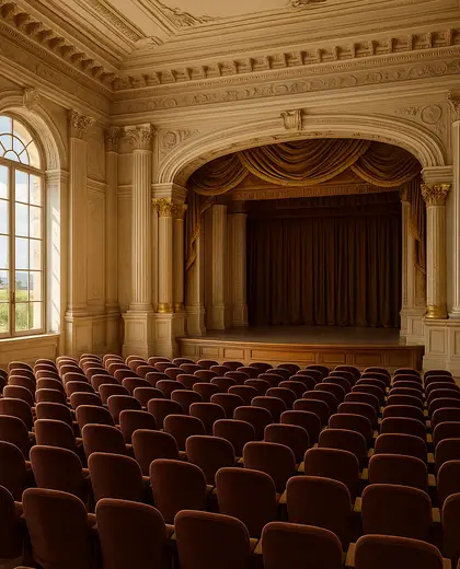 neoclassical theater — room (rural)