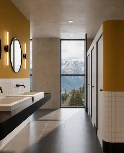 bauhaus theater — rest room (mountain)