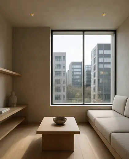 minimalist house — room (urban)