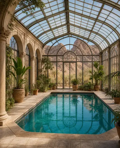 renaissance greenhouse — pool (desert)