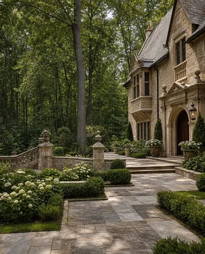 renaissance yard — front yard (forest)