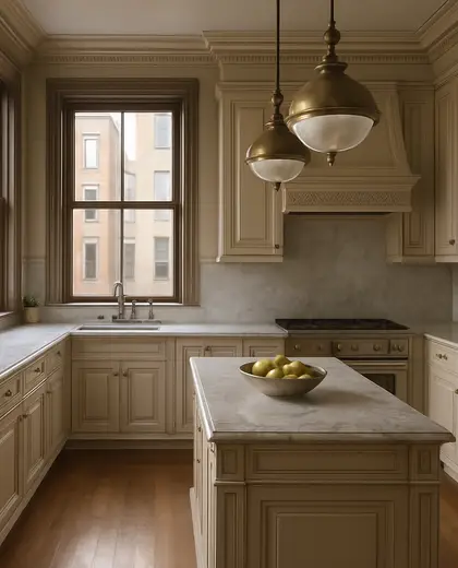 neoclassical house — kitchen (urban)