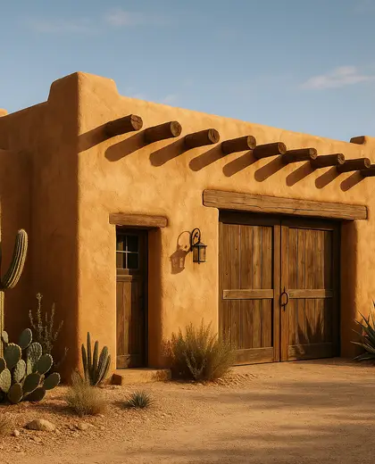 southwestern facade — workshop (desert)