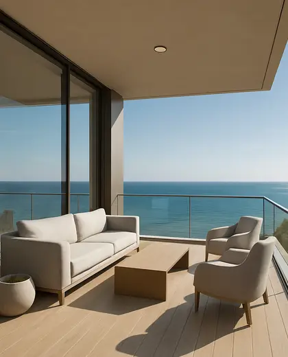 contemporary theater — balcony (coastal)