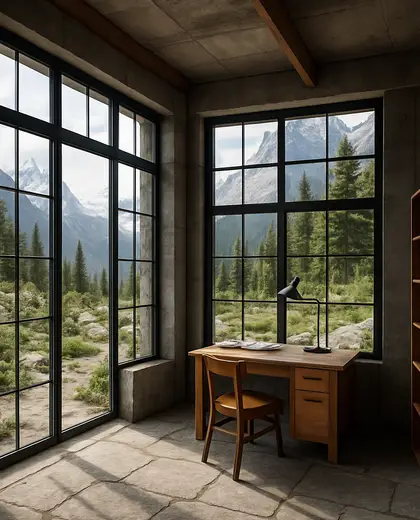 industrial garden — study (alpine)