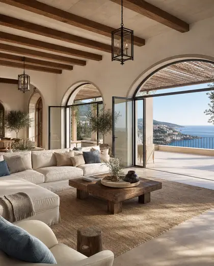 mediterranean penthouse — main hall (coastal)