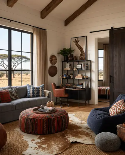 eclectic farmhouse — youth room (savanna)
