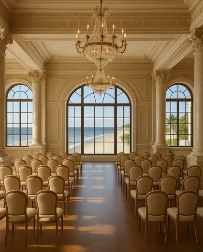 neoclassical apartment — conference hall (beach)