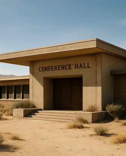 vintage building — conference hall (desert)
