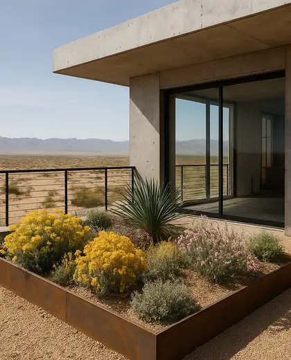 industrial penthouse — flower bed (desert)