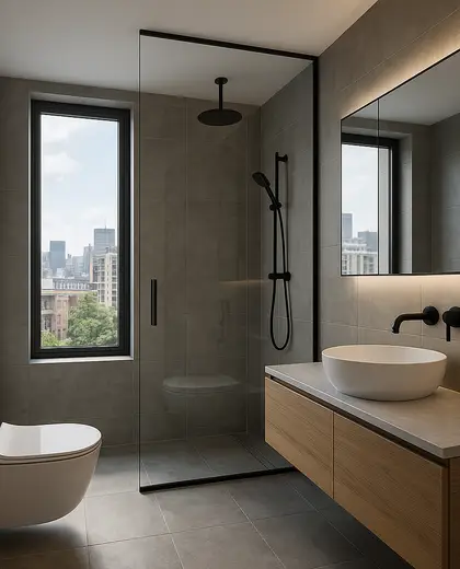 modern house — bathroom (urban)