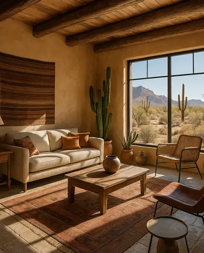 eclectic farmhouse — room (desert)