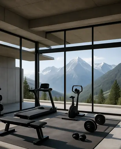 bauhaus home — training room (mountain)