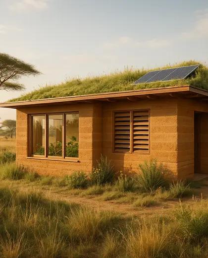 sustainable facade — nursery (savanna)