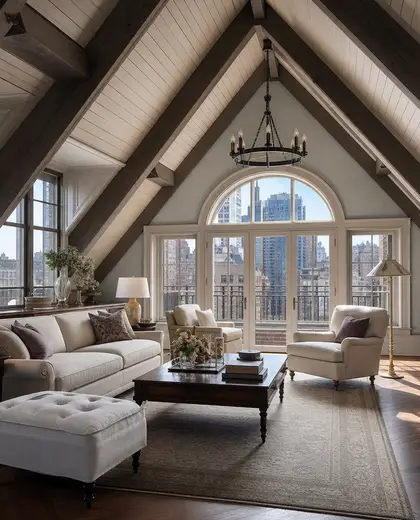 colonial penthouse — attic (urban)