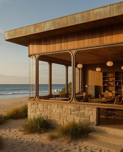 vintage building — open office (beach)