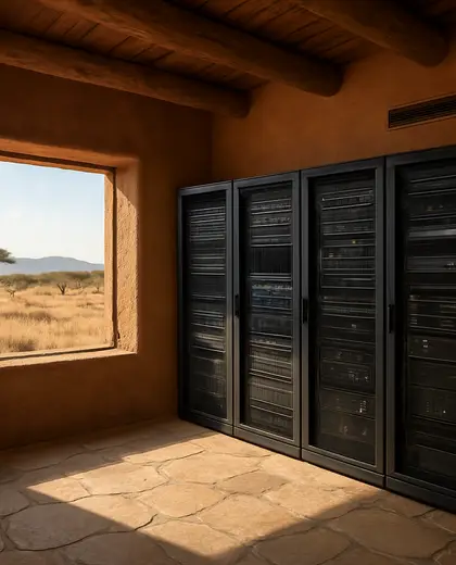 southwestern office space — server room (savanna)