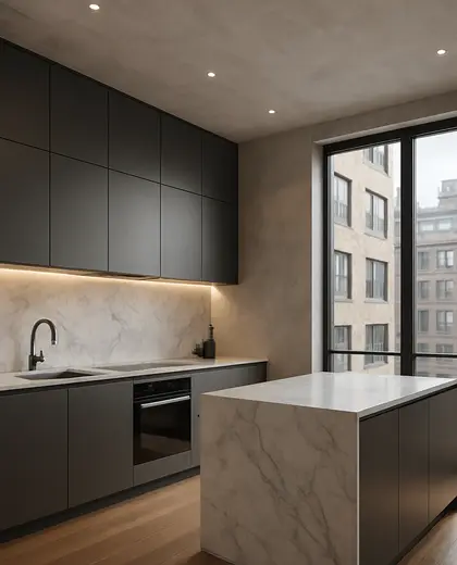 modern house — kitchen (urban)