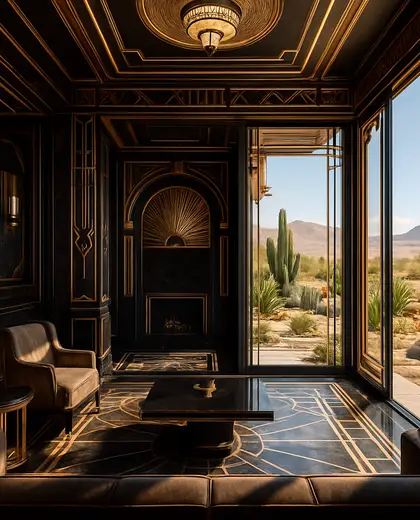 art deco yard — room (desert)
