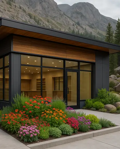 contemporary store — flower bed (mountain)