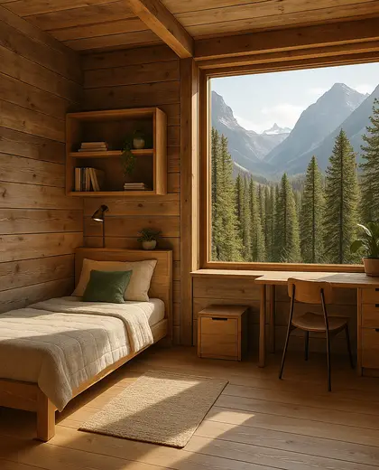 sustainable store — youth bedroom (alpine)