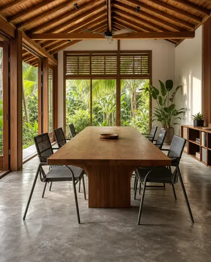 sustainable church — meeting room (tropical)