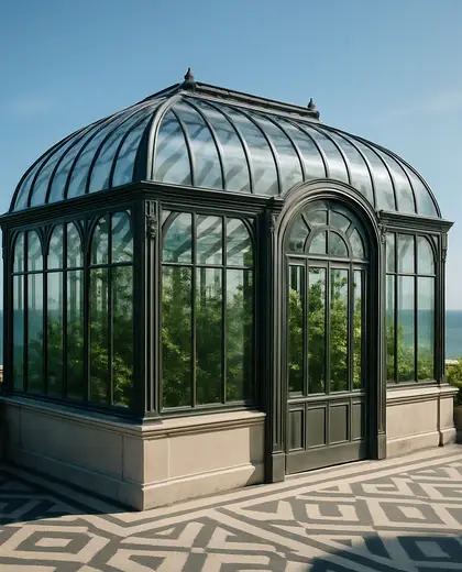 art deco greenhouse — room (ocean)