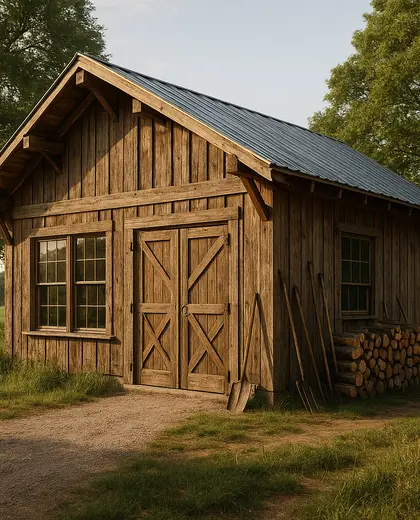 rustic home — workshop (rural)