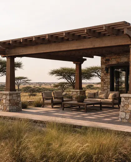 craftsman building — pergola (savanna)
