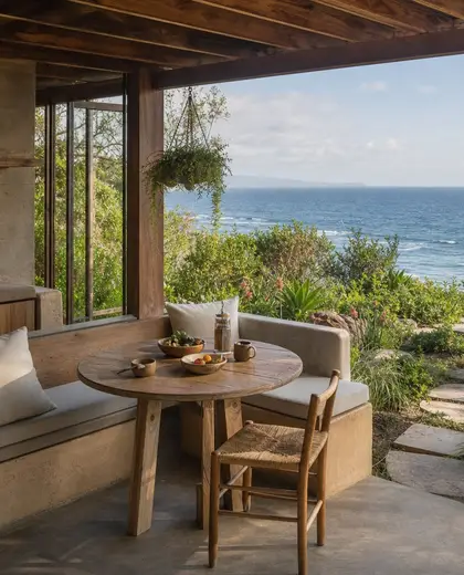 sustainable garden — breakfast nook (ocean)