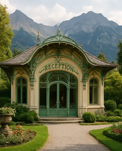 art nouveau garden — reception (mountain)