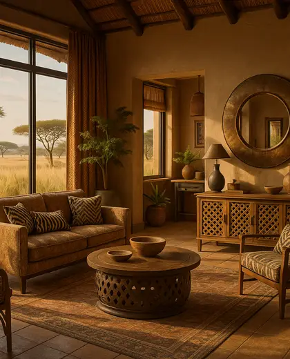 eclectic home — reception (savanna)