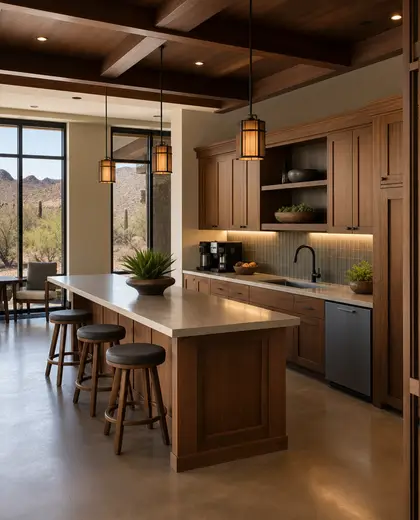 craftsman office space — pantry (desert)