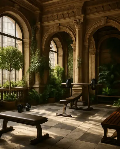 renaissance indoor garden — training room (urban)