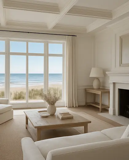 neoclassical farmhouse — room (beach)