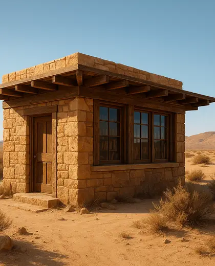 vintage building — study (desert)