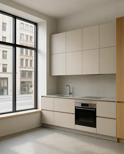 minimalist store — kitchen (urban)