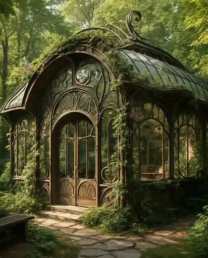 art nouveau garden — workshop (forest)