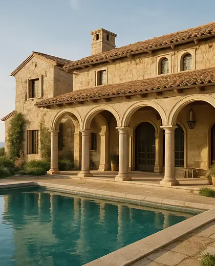 renaissance farmhouse — pool (coastal)