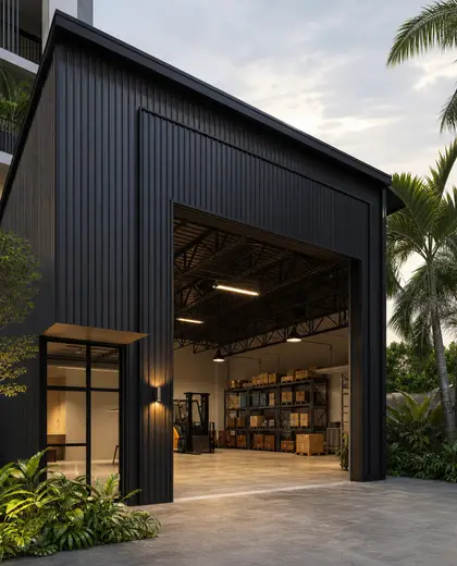 modern condo — warehouse (tropical)